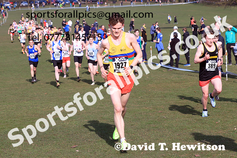 Mens under-20s 2025 UK CAU Inter Counties Cross Country Champs., Wollaton Park, Nottingham. Photo: David T. Hewitson/Sports for All Pics